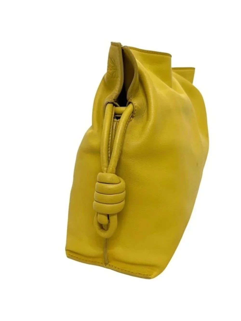 Loewe Shoulder Bag Flamenco Clutch Medium Leather Napa Calfskin Yellow